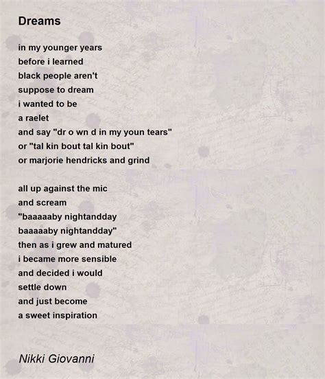 Free Verse Poems About Dreams