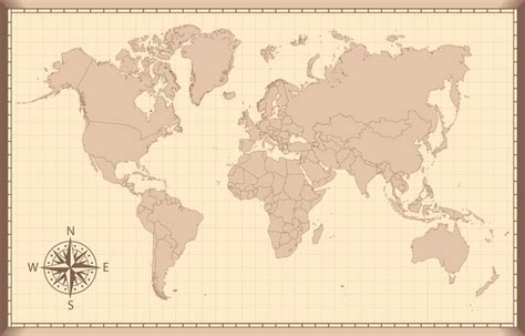 World Map Outline Vector 的图像结果