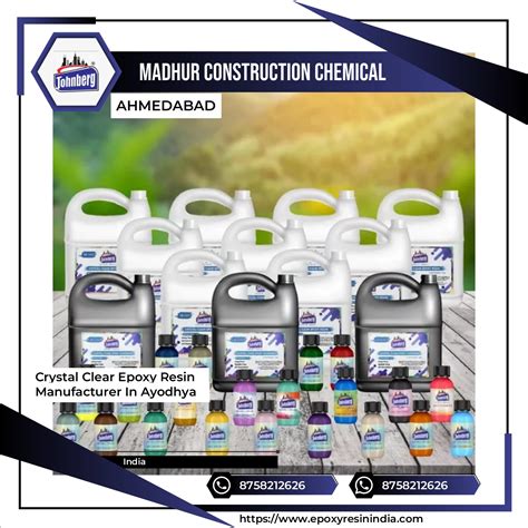 Crystal Clear Epoxy Resin Manufacturer In Ayodhya - Madhur Construction ...