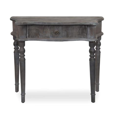 Soni Art Exports Grey Color Novy Mango Wood Distress Finish Console ...
