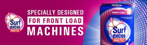 Surf Excel Matic Front-Load Detergent Powder 2 Kg Removes Tough Stains ...