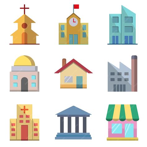 Building Icon Set 的图像结果