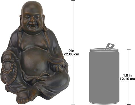 Buy Design Toscano AL36454 Laughing Buddha Happy Hotei Statue, Medium ...