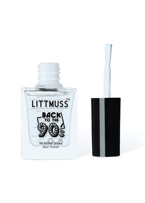 Get Back To The 90's Hi-Shine Gloss Nail Polish Crystal Top Coat -060 ...