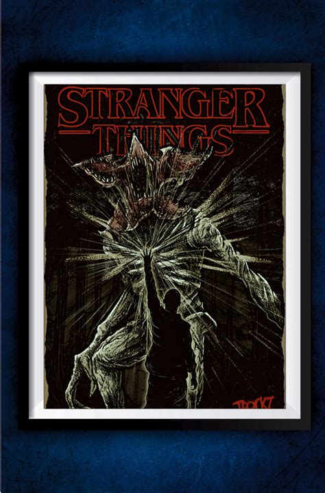 The Demogorgon Poster || Stranger Things Posters – GeekyGallery