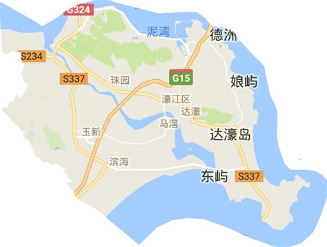 濠江区高清电子地图
