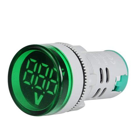 RASHRI ; One For All Voltage Indicator 22mm LED Digital Display Gauge ...