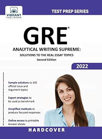 GRE Analytical Writing Supreme: Solutions to the Real Essay Topics ...
