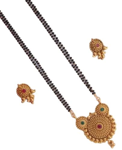 Buy Nakshatra Fashion Gold Plated Mangalsutra For Women 24 Inches Long ...