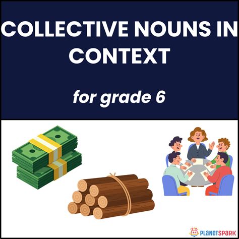 Class 6 Worksheet on Collective Nouns in Context | PlanetSpark