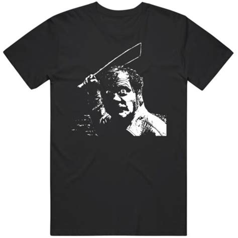 Buy Retro 70s Classic Jaws Captain Quint Machete Movie Fan v4 T Shirt ...