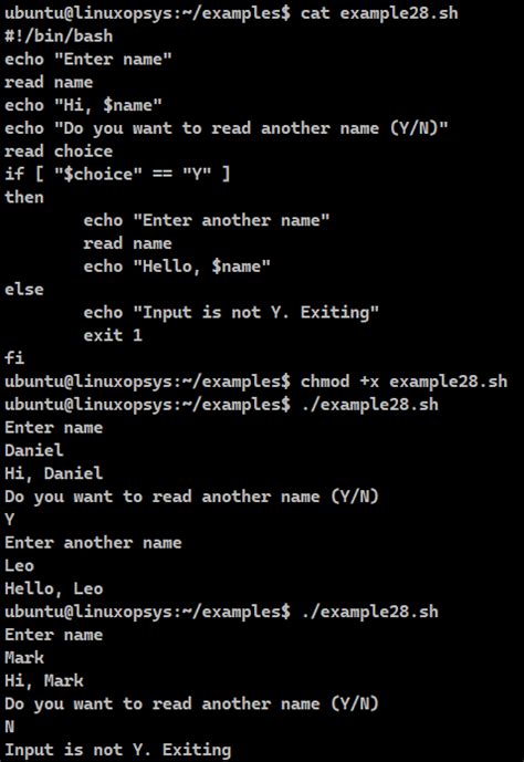 Image result for Simple Bash Script Examples
