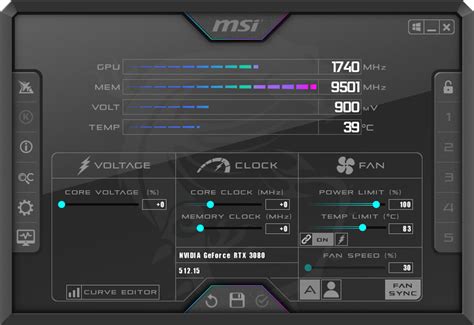 Бета-версия MSI Afterburner 2.1.0 — МИР NVIDIA