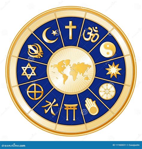 A World Of Faith, 12 World Religions Stock Image - Image: 11182031