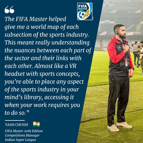 Meet Yash Chugh, Competitions Manager at Indian Super League | FIFA ...