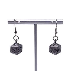 Aged Mithiral Mini Metal Earring Polyhedral 10mm Ioun Stones by Norse ...
