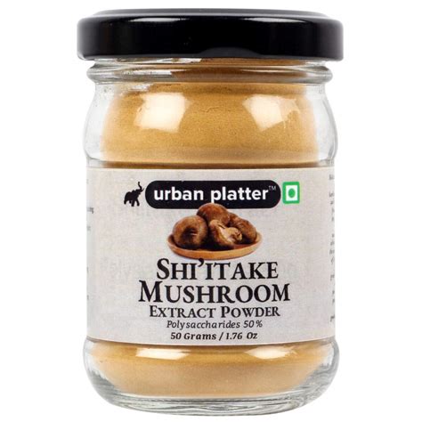 Buy Urban Platter Shiitake Mushroom Extract Powder, 50g / 1.76oz ...