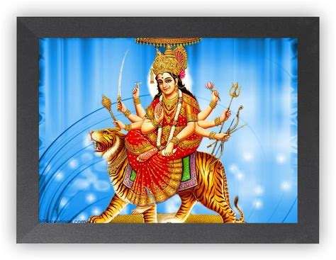 Nuoshopping Durga Maa Nav Roop Photo Frame,Durga Maa Photo Frame ,Durga ...