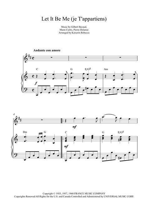 Je T'appartiens Translation Lyrics