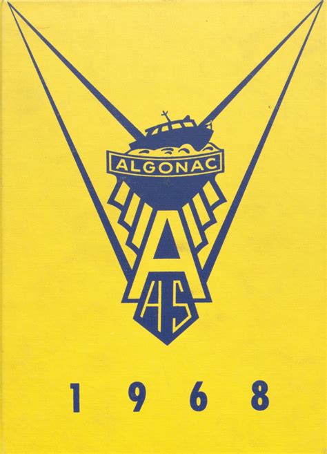 1968 yearbook from Algonac High School from Algonac, Michigan for sale