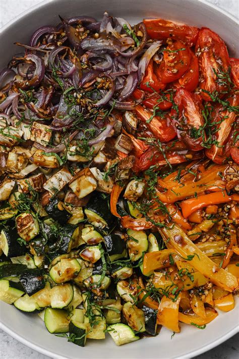 Sheet Pan Roasted Vegetables (Tastes Like Ratatouille!) - Well Seasoned ...