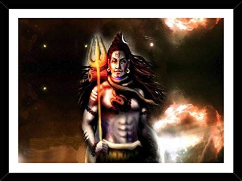 Green Panda®- Lord Shiva/Shiv Shankar/Bhole Nath 4K HD Poster-12x18 ...