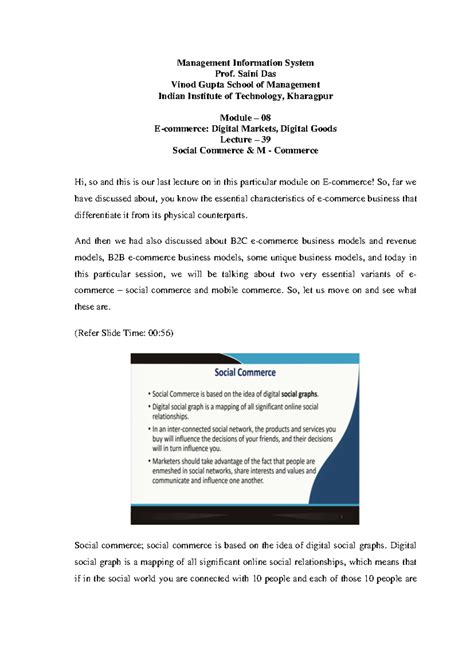 Lec39 - Detailed info regarding management information systems ...