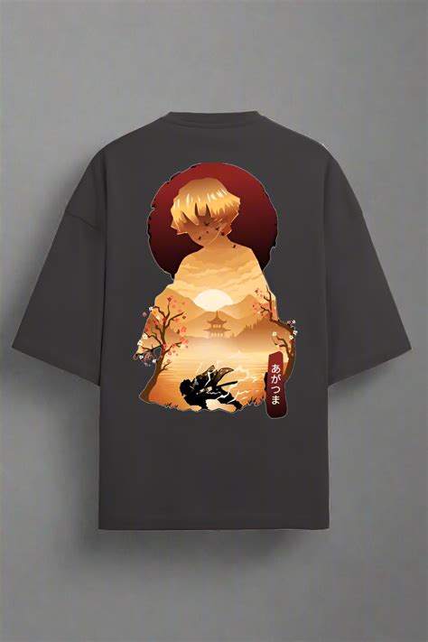 Zenitsu Terry Oversized T-shirt – Majestic Mart