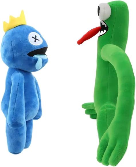 Buy Rainbow Friends Green Plush,Rainbow Friends Plush Blue,2pcs Rainbow ...