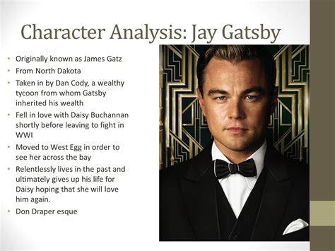Characterisation In The Great Gatsby