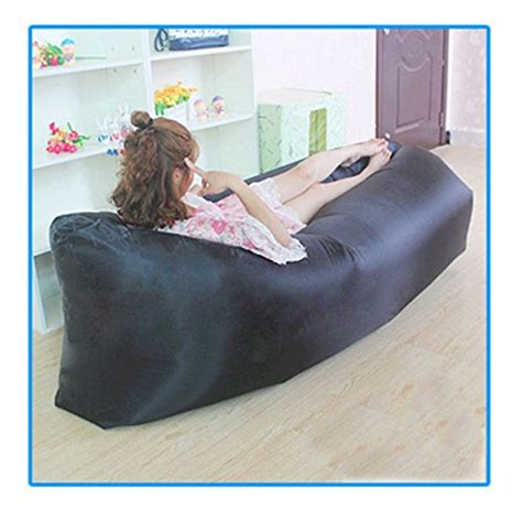 Buy Popowbe Inflatable Lounger Hammock Air Sofa and Pool Float Ships ...