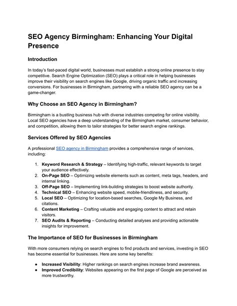 PPT - SEO Agency Birmingham PowerPoint Presentation, free download - ID ...