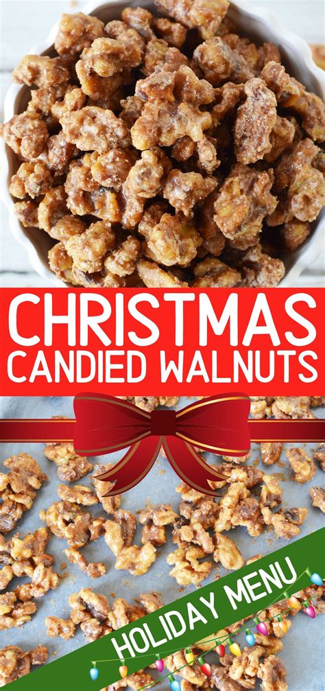 Christmas Candied Walnuts | Nut recipes, Walnut recipes, Candied walnuts