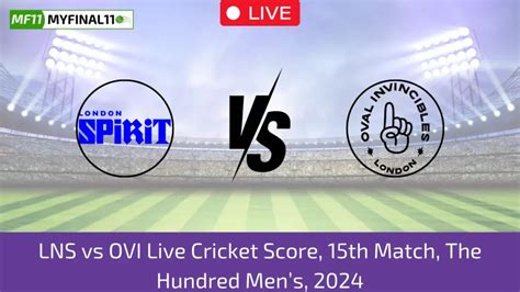 LNS vs OVI Dream11 Prediction Today: 15th Match Pitch Report and Player ...