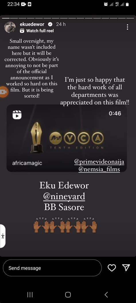 Jaiyeorie — What’s happening, and why it matters.: Eku Edewor gives 2 cents on #AMVCA2024 ...