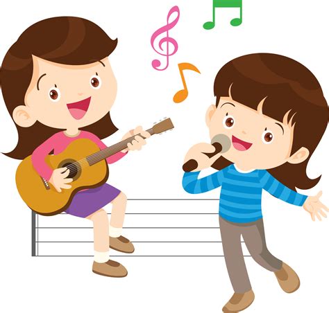 Children sing and Playing Musical instruments music kids 29091347 PNG
