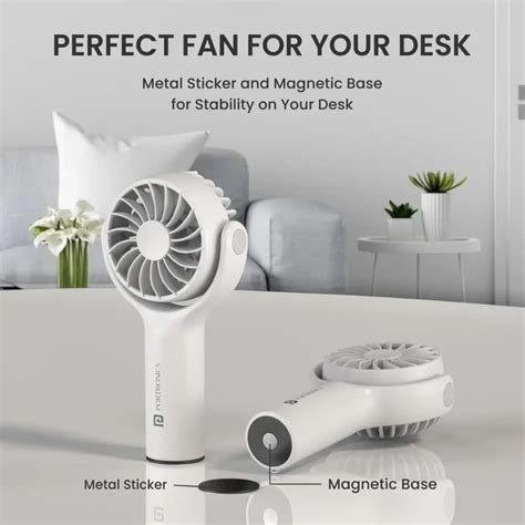 Portronics Toofan Mini POR 1926 Portable Rechargeable Mini Fan 7800 RP ...
