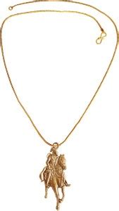 Shintai Shivaji Maharaj pendant with gold chain for men Gold-plated ...