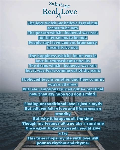 Sad Love Poems That Rhyme