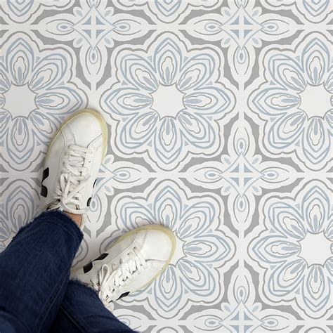 FP3827 - Morris Peel and Stick Floor Tiles - by FloorPops