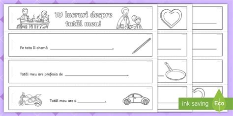 Ziua Tatălui: Cărticică animată Activitate - Twinkl