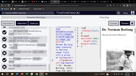 Image result for Tribute Page HTML