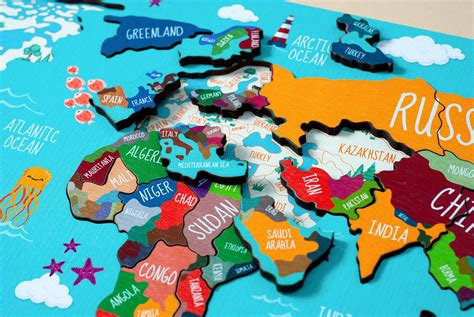 World Map Puzzle for sale| 91 ads for used World Map Puzzles