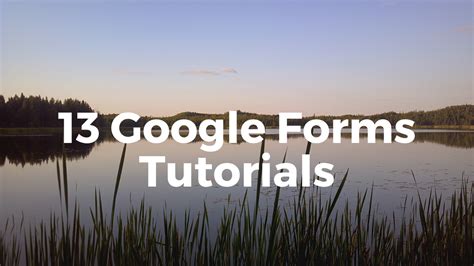 Image result for Google Forms Tutorial
