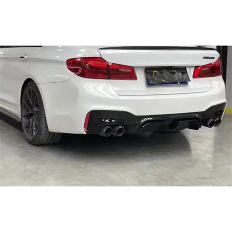 Car Craft Compatible With Bmw 5 Series G30 2017-2021 Rear Bumper Lip ...