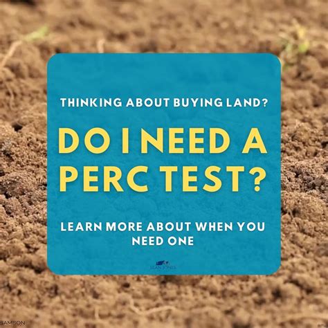 Do I need a perc test