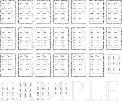 Image result for Printable Math Worksheets with Answers