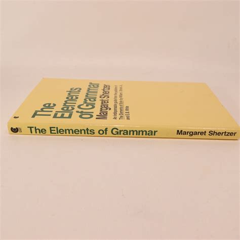 The Elements of Grammar Margaret Shertzer Paperback Book Reference Macmillan | eBay