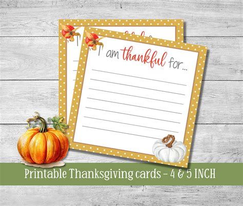 Printable Thanksgiving Note Cards | Fanny Printable