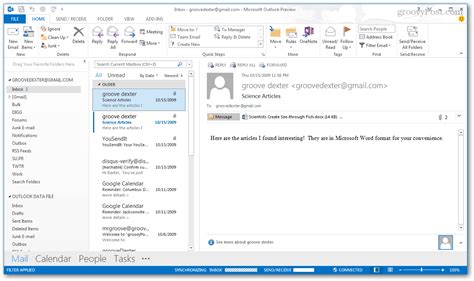 Tutorial for Outlook 2013 Features 的图像结果